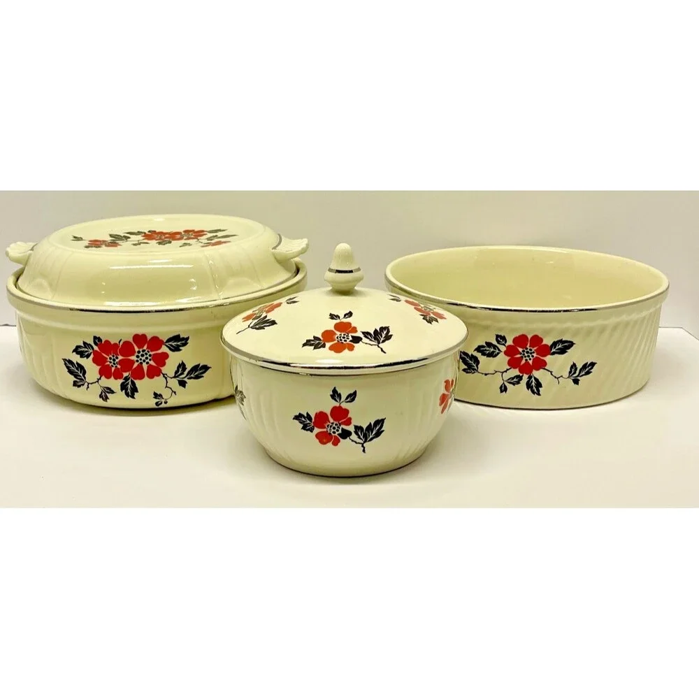 Hall’s Superior Red Poppy 3‑Pc Set–8